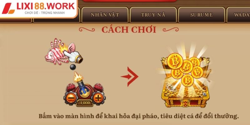 Đại Hải Trình Lixi88 - Mẹo Chinh Phục Kho Báu Đại Dương 3 Kích hoạt kỹ năng Đạn Pháo Liên Hoàn