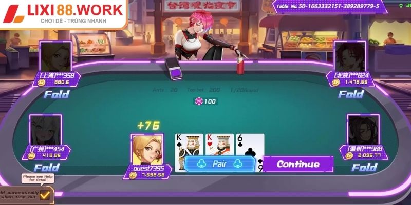 Win Three Cards Lixi88 - Tuyệt Đỉnh Game Bài Đổi Thưởng 2 Quy trình diễn ra một ván cược Win Three Cards Lixi88